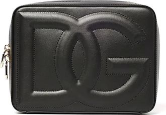 Dolce & Gabbana Zwarte Schoudertas - Dames - Schoudertassen - Zwart - ONE Size - Leer - Tassen