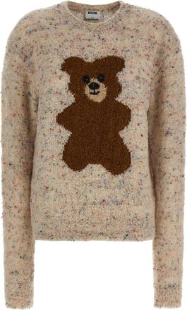 Moschino Multicolor Virgin Wool Womens Cardigan