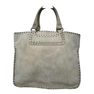 Celine Pre-owned Tote Bags, female, Gray, Size: ONE SIZE Pre-owned Leather Tote Bag