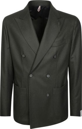 Santaniello Giacca DP Panno - - Jackets - Uomo - Verde - XL