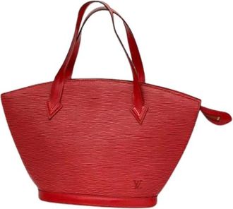 Louis Vuitton Pre-owned Handbags, female, Red, Size: ONE SIZE Pre-owned Saint Jacques Handbag