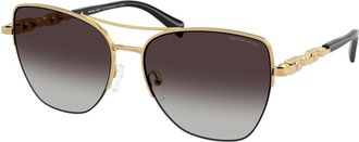 Michael Kors Dorado Beach Zonnebril - Dames - Zonnebrillen - Geel - 57 MM - Accessoires