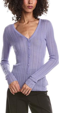 Theory Novel Rib Wool-Blend Cardigan