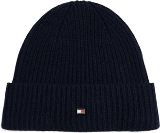 Tommy Hilfiger Berretto con applicazione logo - Blu