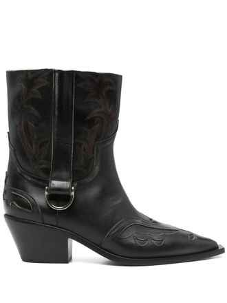 Enfants Riches Deprimes 70mm leather boots - men - Calf Leather/Calf Leather/Calf Leather - 45 - Black