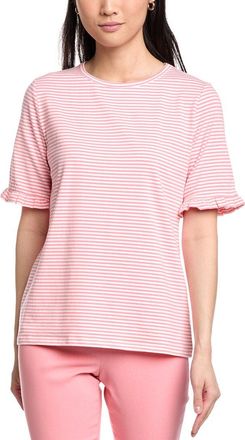 Jones New York Elbow Ruffle Sleeve T-Shirt