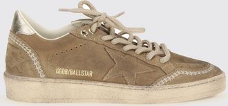 Golden Goose Sneaker Ball Star in pelle scamosciata con effetto used