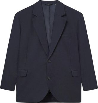 Les Deux James Linen Blazer - Heren - Blazers - Blauw - XL - Katoen - Jassen