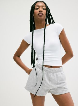 Twik Womens Fleece mini short