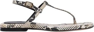 Liviana Conti Infradito Sandal - Dames - Sandalen - Beige - 38 EU - Leer - Schoenen