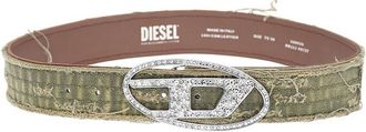 Diesel Green Distressed Buckle Belt