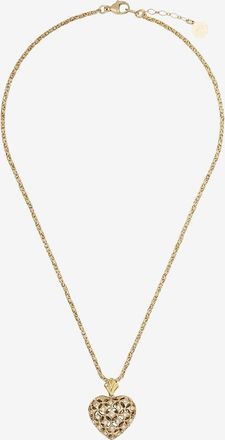 Gas Bijoux Goldene Halskette mit Strass Coracao PM