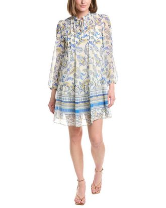 Julia Jordan Printed Chiffon Mini Dess