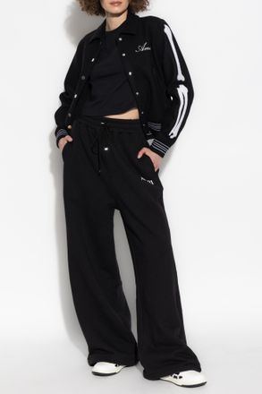 Amiri Jacket With Logo, Womens, Black