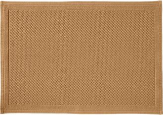 Coyuchi Cove Organic Cotton Bath Rug in Ginger at Nordstrom