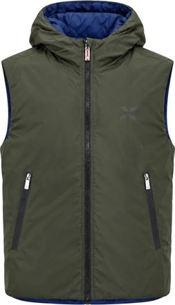 John Richmond Omkeerbaar Mouwloos Jack - Heren - Bodywarmers - Groen - XS - Jassen