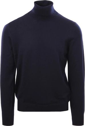 Paolo Fiorillo Turtleneck - Heren - Coltruien - Blauw - 3XL - Wol - Truien & Vesten