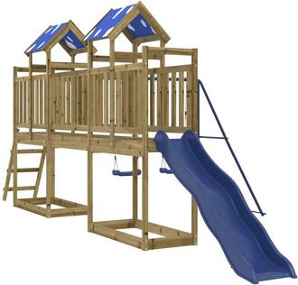 vidaXL Parque Infantil De Exterior Madera De Pino Impregnada Vidaxl
