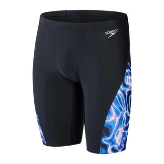 Speedo Alov Digi zwemshort voor heren (ZWART/BLAUW)