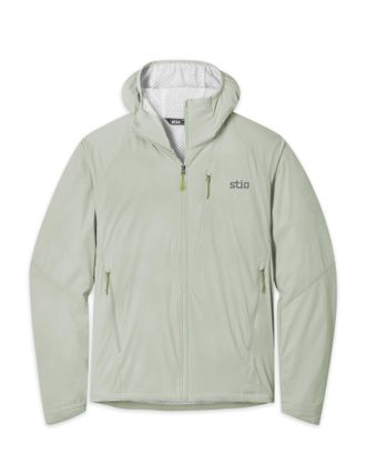 Stio | Mens Dawner Hooded Jacket, Size Extra Large in Sage Flats