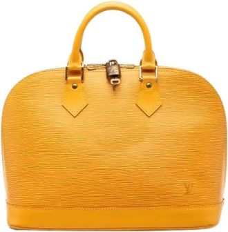 Louis Vuitton Pre-owned Handbags, female, Yellow, Size: ONE SIZE Pre-owned Vintage Handbag