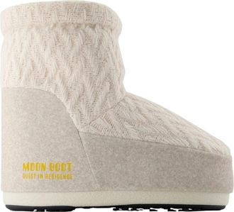Moon Boot MB Icon Low Enkellaarsjes - Dames - Winterlaarzen - Wit - 36 EU - Schoenen