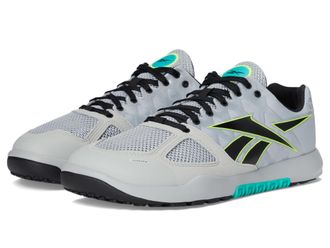 Reebok Mens Nano 2.0 Cross Training Shoes, Grey 1/Unleashed Green/Lime, 13 UK