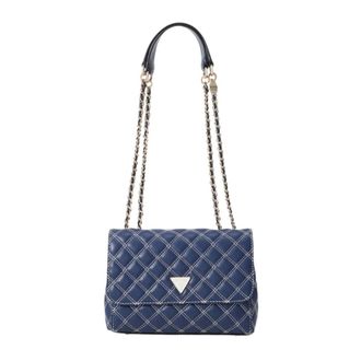 Guess Shoulder Bags, female, Blue, Size: ONE SIZE Cruise Vibe Convertible Crossbody Flap