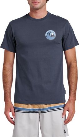 Quiksilver Jungle Wave Graphic T-Shirt in Navy at Nordstrom, Size X-Large