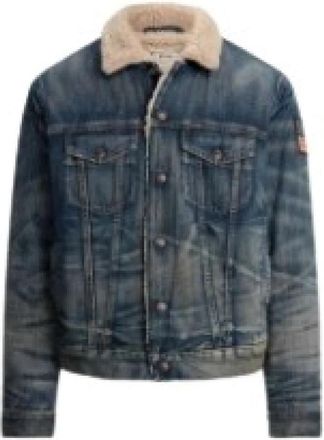 Polo Ralph Lauren Fleece-Lined Denim Trucker Jacket - Heren - Spijkerjassen - Blauw - L - Denim - Jassen