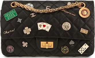 Chanel 2016 2.55 verfraaide schoudertas - Zwart