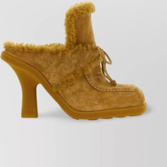 Burberry suede highland 90 mules