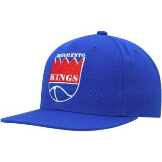 Mitchell & Ness Mens Mitchell & Ness Blue Sacramento Kings Hardwood Classics MVP Team Ground 2.0 Fitted Hat at Nordstrom, Size 7 1/4