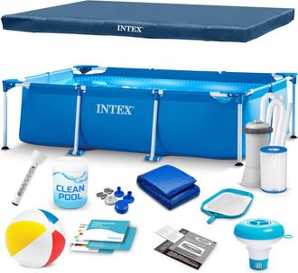 OEM Piscina De Jard&iacute;n Con Estructura 300 X 200 X 75 Cm 15 En 1 Intex 28272