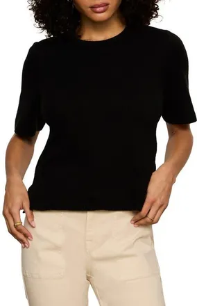 Sanctuary Perfect Sweater Tee in Black at Nordstrom, Size X-Large