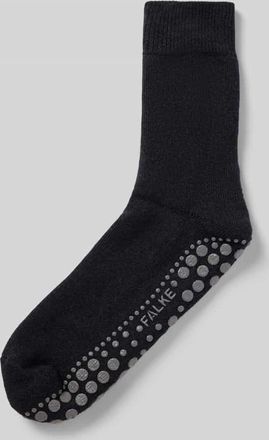 Falke Socken aus Baumwoll-Woll-Mix in Anthrazit Melange, Größe 39-42