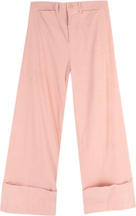 Sea New York Pink Cargo Linen Blend Trousers Size XXS