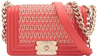 Chanel Pre-owned Chain Flap Bag - Dames - Vintage Schoudertas - Rood - ONE Size - Vintage