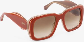 Loewe Unisex Sunglasses Sierra Red Acetate