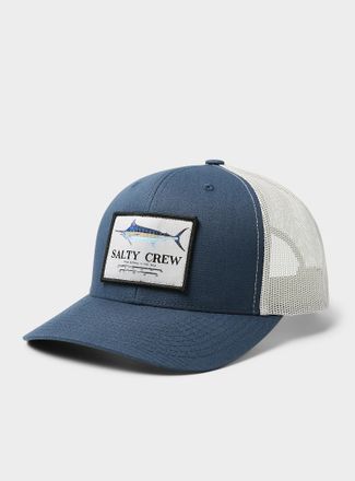 Salty Crew Mens Marlin emblem trucker cap