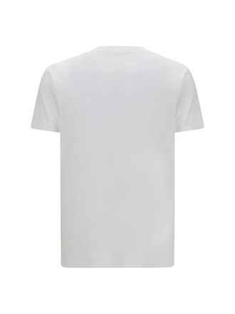Tom Ford Ribbed Crew Neck Cotton T-Shirt - White