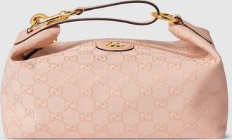 Gucci Vanity Medium Top Handle Bag, Pink, Fabric