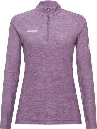 Mammut Tree Wool Thermal FL Half Zip Longsleeve Funktionsshirt f&uuml;r Damen | rosa