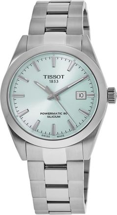 Tissot Gentleman Powermatic 80 Light Blue Stainless Steel Mens Watch T127.407.11.351.00