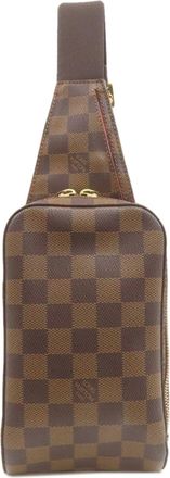 Louis Vuitton Damier Damier Canvas Ebene Damier Canvas Sling Bag (Pre-Owned)