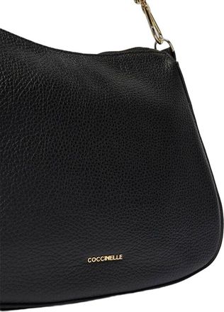 Coccinelle Womens Handbag Black Cowhide