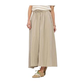 Simple Dames Rokken Skirt - Dames - Midirokken - Beige - S - Rokken