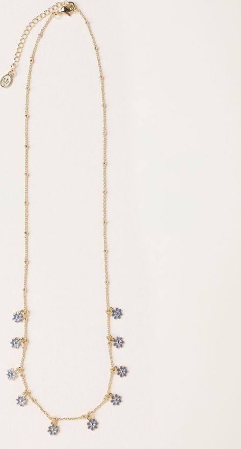 FatFace Gold Tone Daisy Chain Necklace