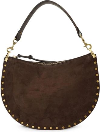 Isabel Marant Oskan Soft Zipped Bag - Dames - Schoudertassen - Bruin - ONE Size - Leer - Tassen