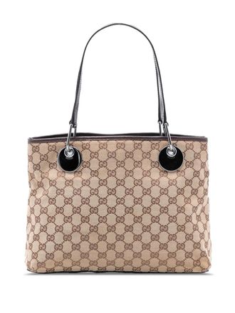 Gucci 2000-2015 Medium GG Canvas Eclipse tote bag - Brown